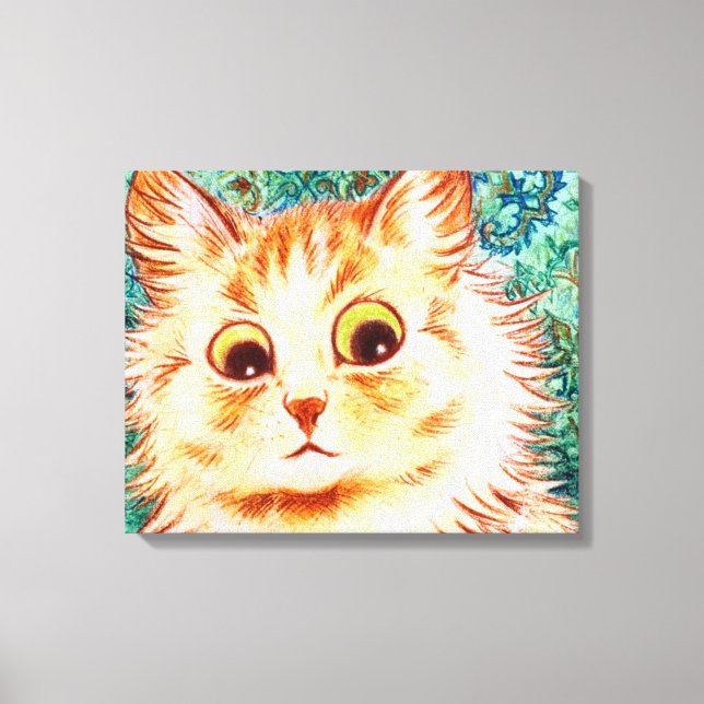 Vintage Kaleidoskop per Louis Wain Canvastryck (Framsida)