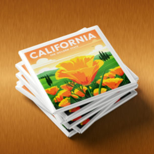 Vintage Kalifornien Magnet