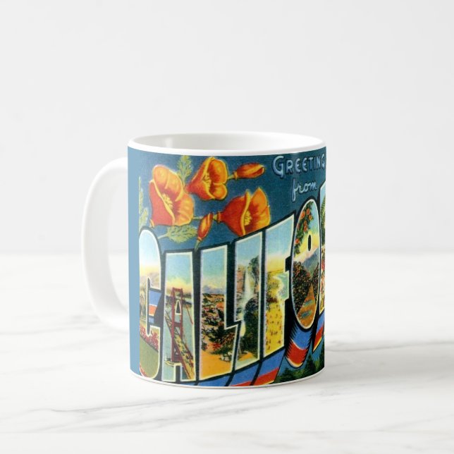 Vintage Kalifornien Mugg (Framsida vänster)