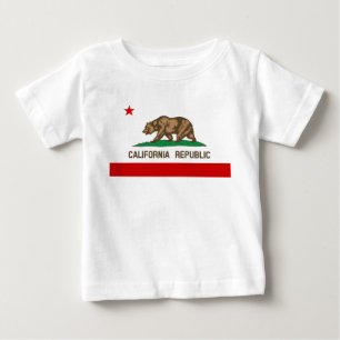 Vintage Kalifornien Statlig flagga Tee Shirt