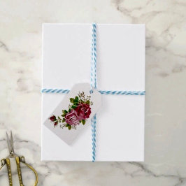 Vintage Kålros Elegans  Presentetikett