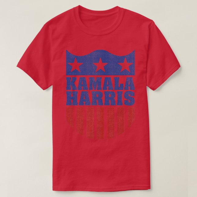 Vintage Kamala America Shield T Shirt (Design framsida)