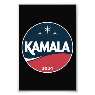 Vintage Kamala Harris 2024 För Presidentvalet Fototryck