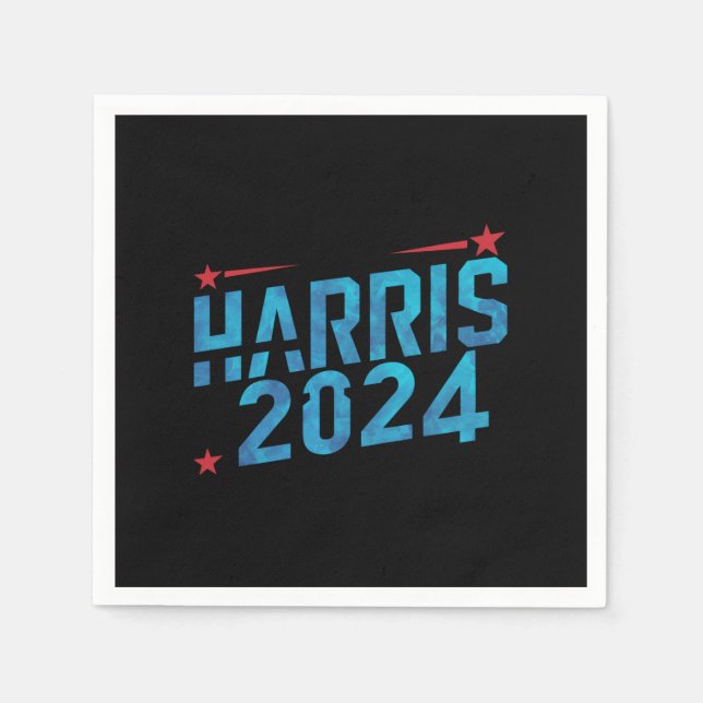 Vintage Kamala Harris 2024 Pappersservett (Framsidan)