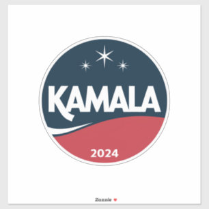 Vintage Kamala Harris 2024 till presidentvalet Klistermärken