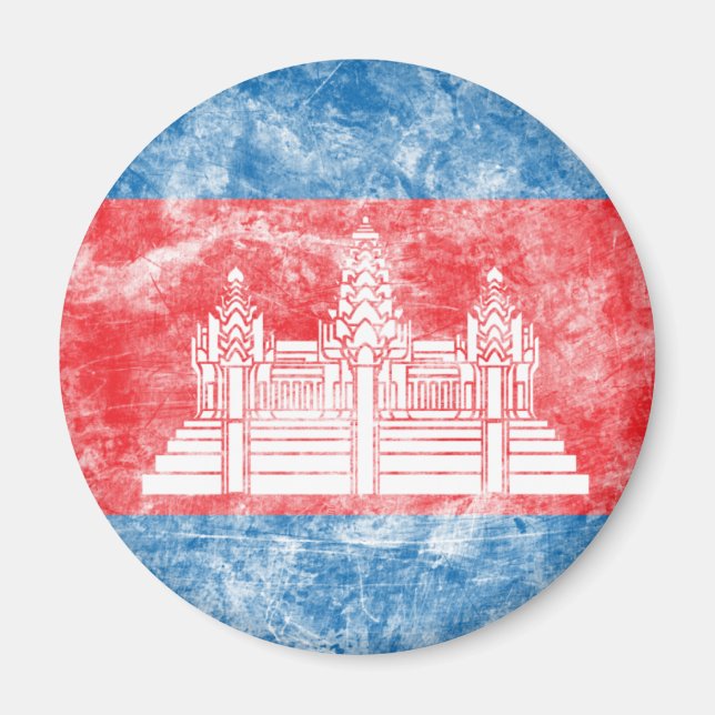 Vintage Kambodja Magnet (Framsidan)