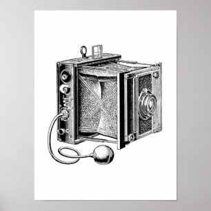 Vintage Kamera - Antique Cameras Photography Poster
