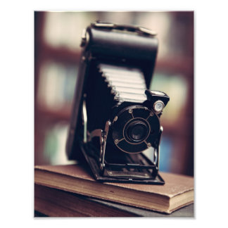 Vintage Kamera Fototryck