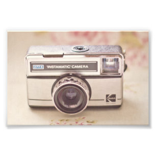 Vintage Kamera Fototryck