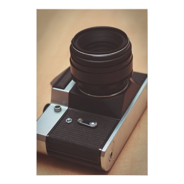 Vintage kamera fototryck (Framsidan)