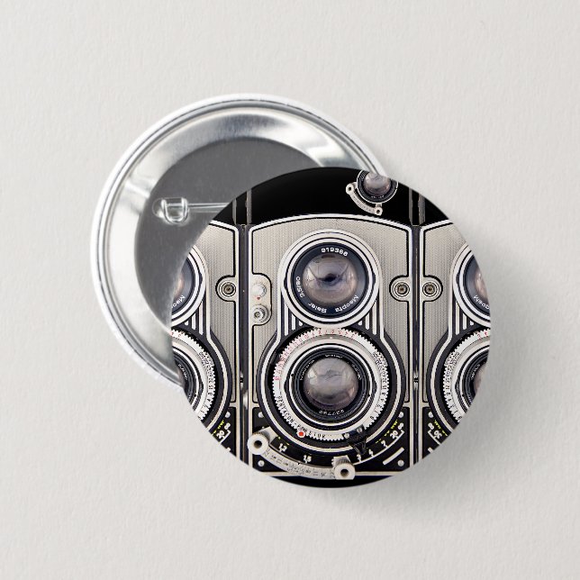 Vintage kamera  knapp (Framsida & baksida)