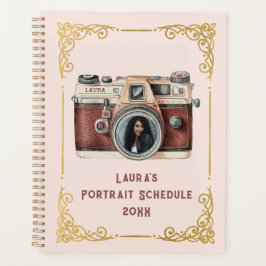Vintage kamera med foto