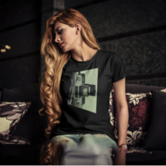 Vintage kamera sökare t shirt