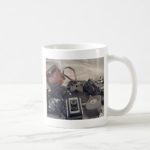 Vintage Kamera - stillliv Kaffemugg