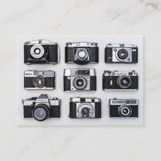 Vintage Kamera Visitkort