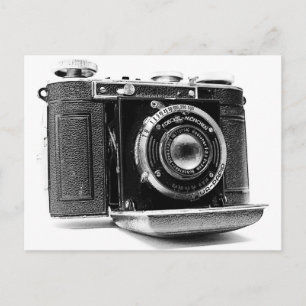 Vintage Kamera Vykort
