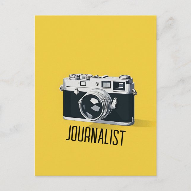 Vintage Kamera Vykort (Framsida)