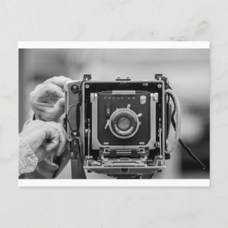 Vintage kamera vykort
