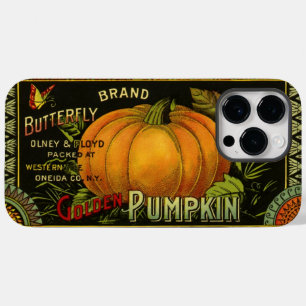 Vintage kan märka konst, fjäril Pumpkin Vegetable