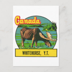 Vintage Kanada Whitehorse Yukon Territory Vykort