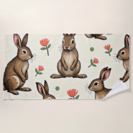 Vintage kanin mönster