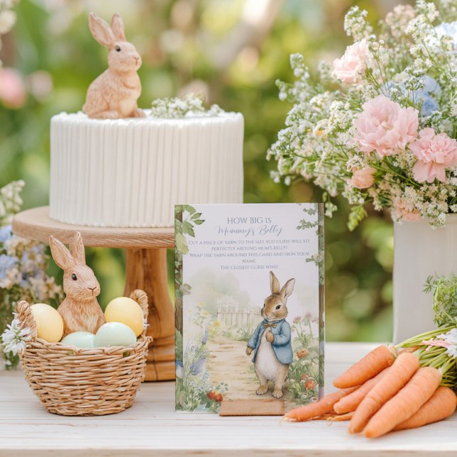 Vintage Kanin Trädgård Baby Shower Spel (Skapare uppladdad)