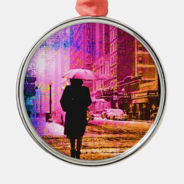 Vintage Kansas City Julgransprydnad Metall (Framsidan)