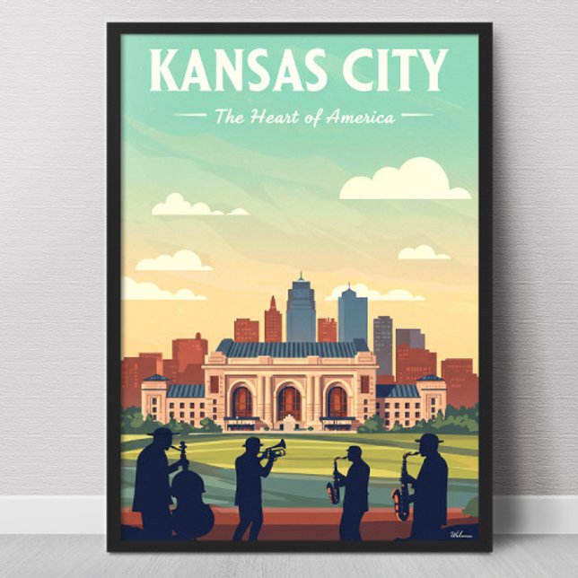 Vintage Kansas City Poster (Skapare uppladdad)