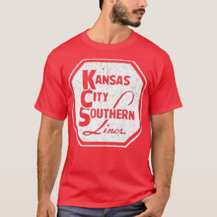 Vintage Kansas City Southern Linjer T Shirt