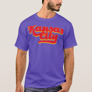 Vintage Kansas City Text T Shirt
