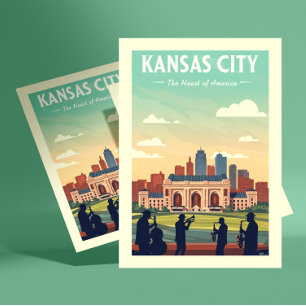 Vintage Kansas City Vykort