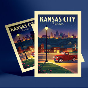 Vintage Kansas City Vykort