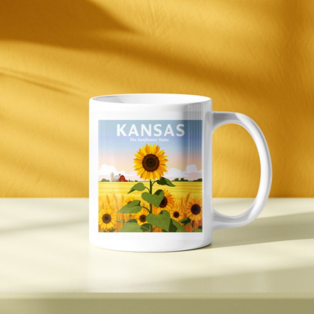Vintage Kansas Kaffemugg (Skapare uppladdad)