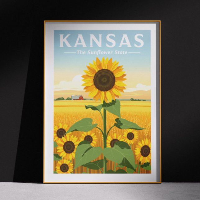 Vintage Kansas Poster (Skapare uppladdad)