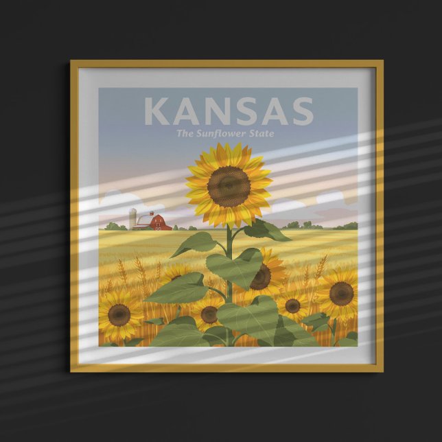 Vintage Kansas Poster (Skapare uppladdad)