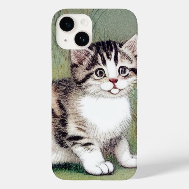 Vintage - kantad Kitten illustration (Baksida)