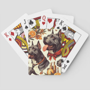 Vintage Käpp Corso Illustration Casinokort