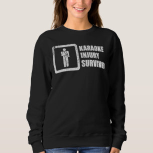 Vintage Karaoke Skadeöverlevare T Shirt
