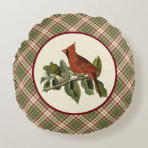 Vintage Kardinal med Woodland-julpapp