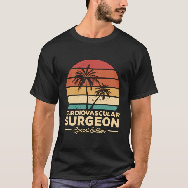 Vintage Kardiovaskulär kirurgi T Shirt (Framsida)