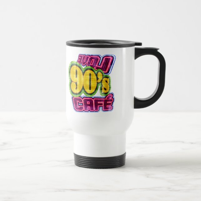 Vintage Kärlek 90:s kafé nr 2 - Mugg (Höger)