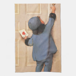 Vintage Kärlek Brev av Jessie Willcox Smith Kökshandduk