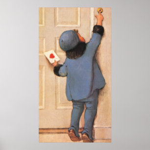 Vintage Kärlek Brev av Jessie Willcox Smith Poster