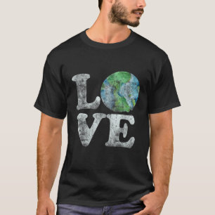 VINTAGE kärlek din mor-jord för jorddagen T Shirt