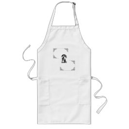 Vintage kärlek långt förkläde