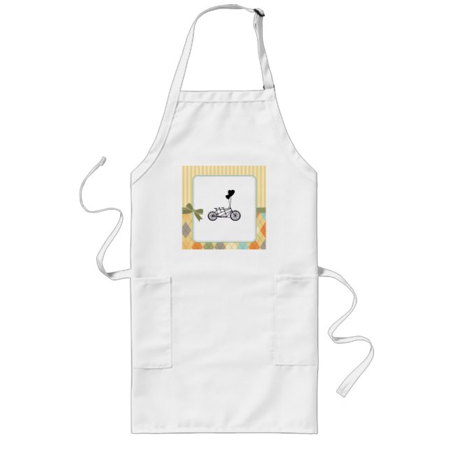 Vintage kärlek långt förkläde (Framsidan)