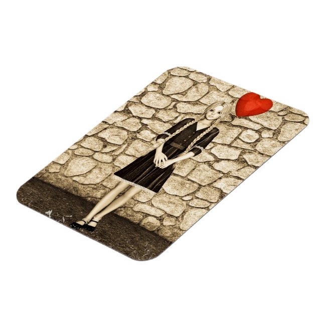 Vintage Kärlek Magnet (Vänstra Sidan)