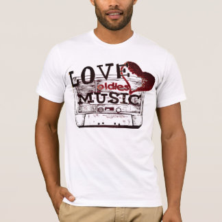 Vintage Kärlek-musiken 4 T-shirt