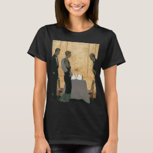 Vintage kärlek och romantik, elegant middag för pa tee