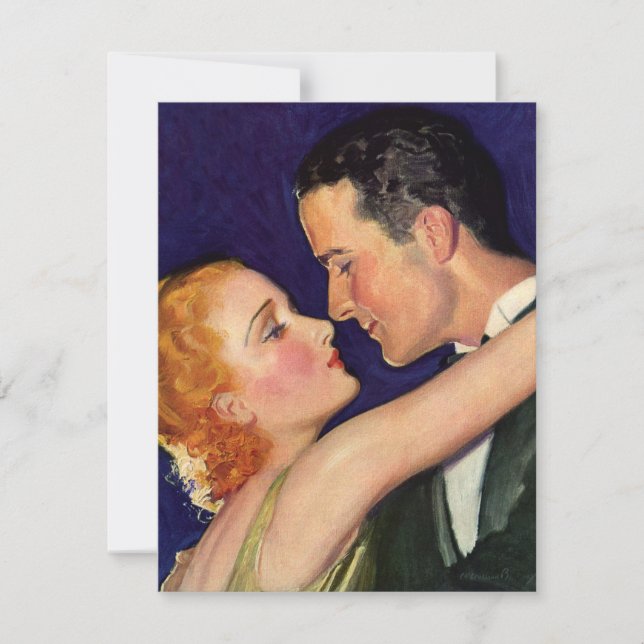 Vintage Kärlek och Romantik, inbjudan till Hollywo (Framsida)